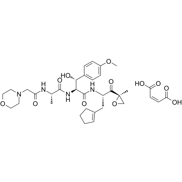 Zetomipzomib maleate Structure